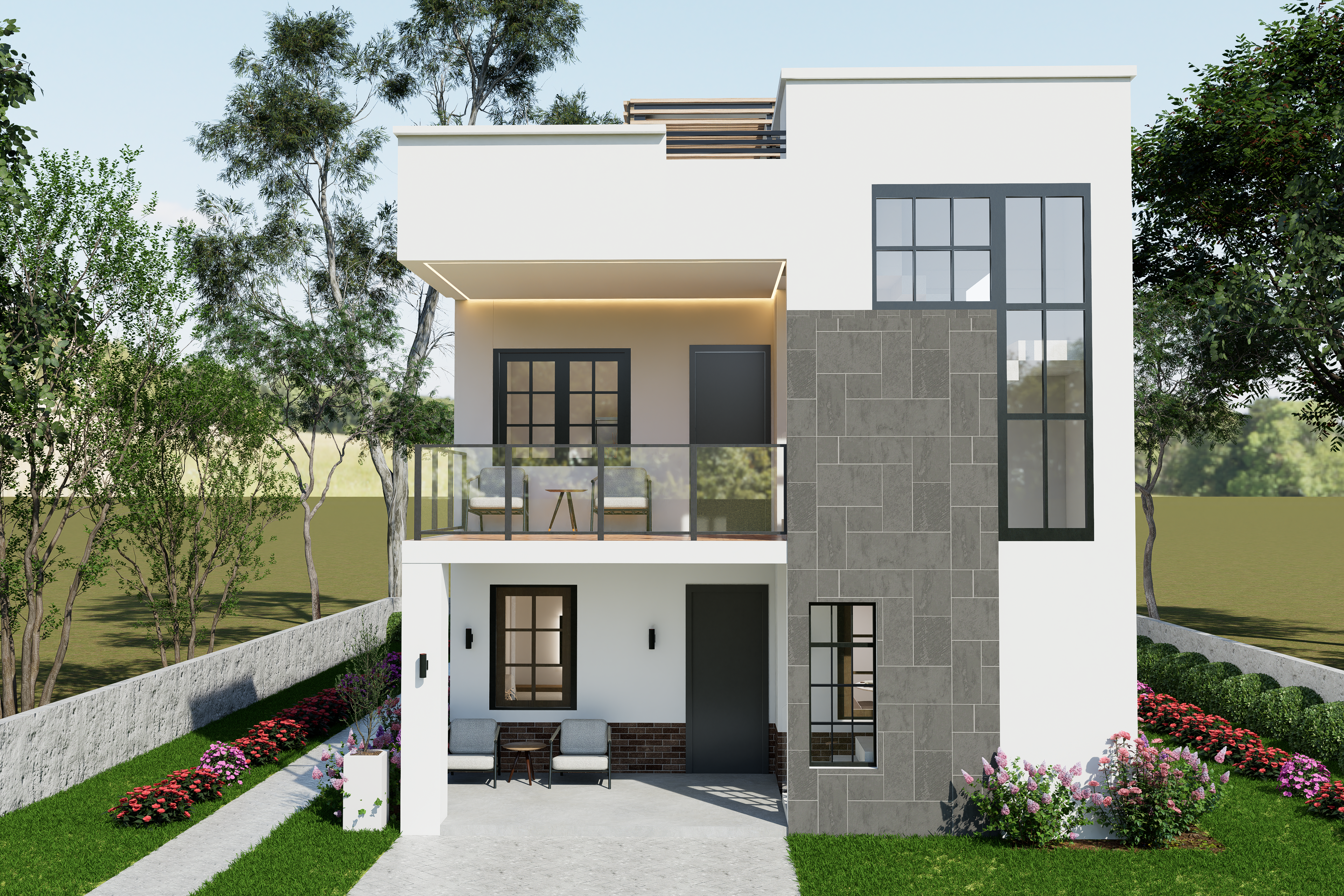 Stoneleaf — Contemporary architectural plan